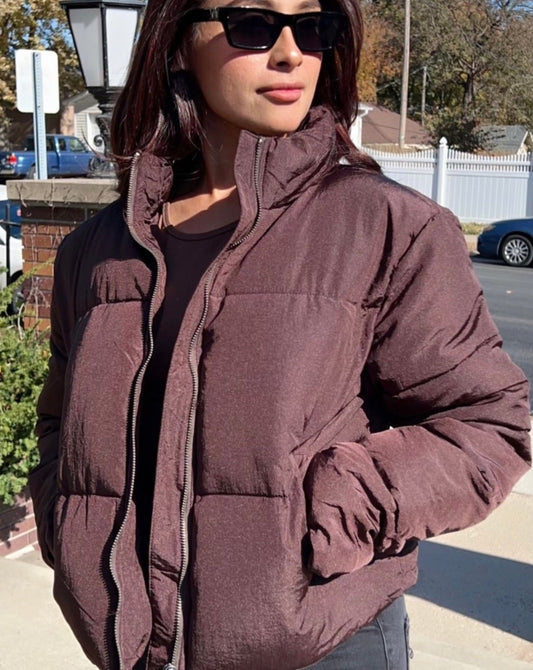Espresso Puffer Jacket